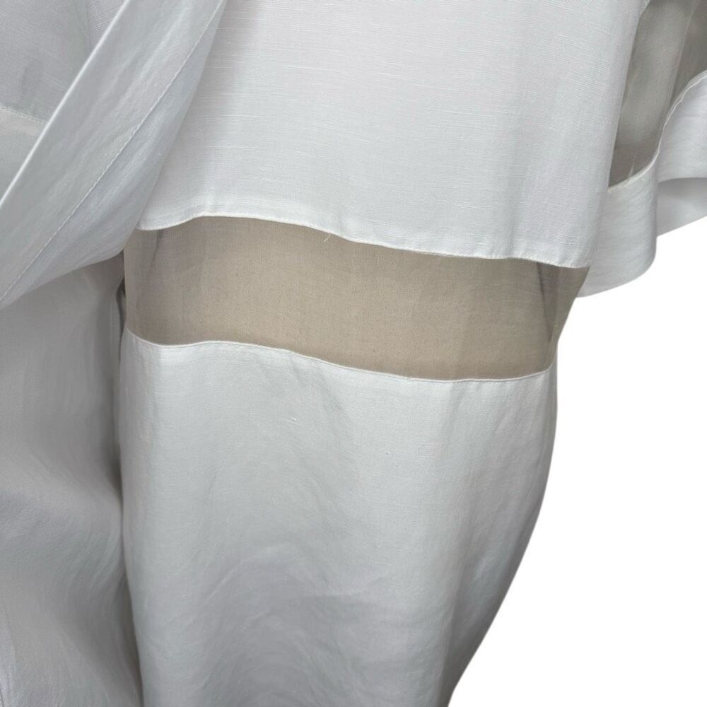Israella Kobla Dalmar Dress White Oversized Shift Size 4 Structured, Minimalist - Picture 5 of 15